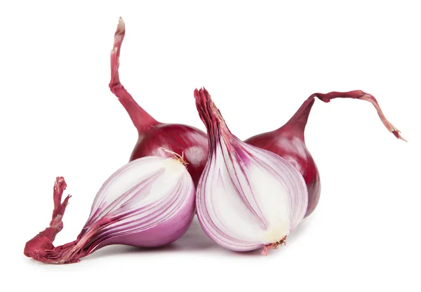 Red fresh onions — Stock Photo, Image