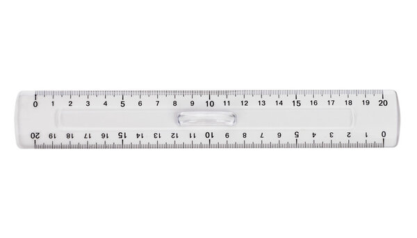 Ruler isolated on a white