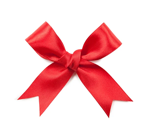 Red gift bow — Stock Photo, Image