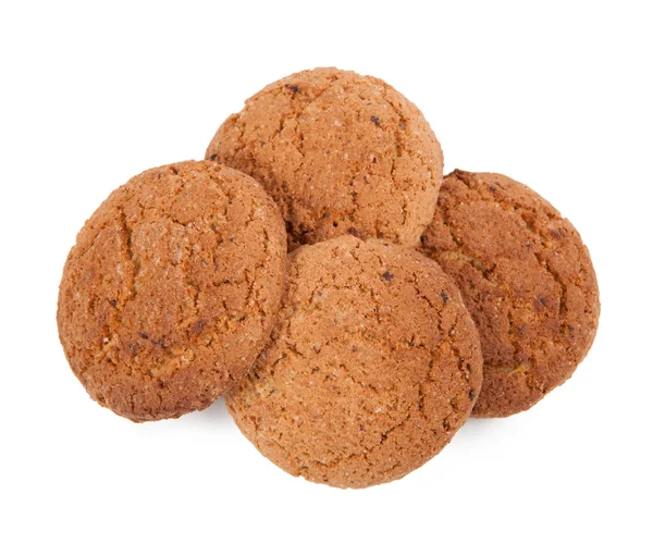 Galletas aisladas en blanco — Foto de Stock