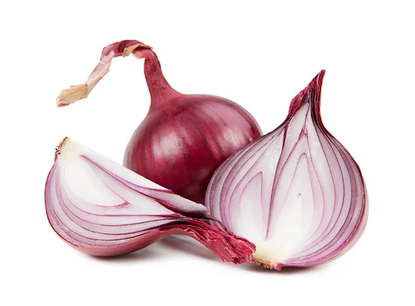 Red fresh onions — Stock Photo, Image