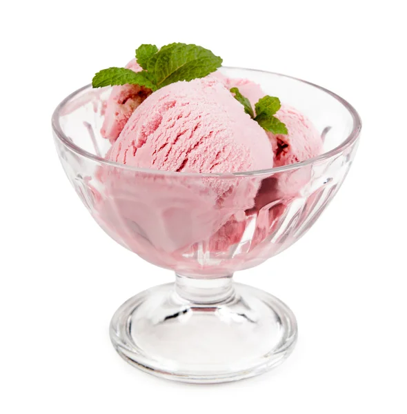 Ice cream in vaas — Stockfoto