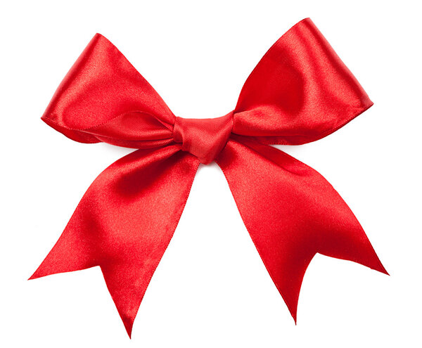 Beautiful red bow