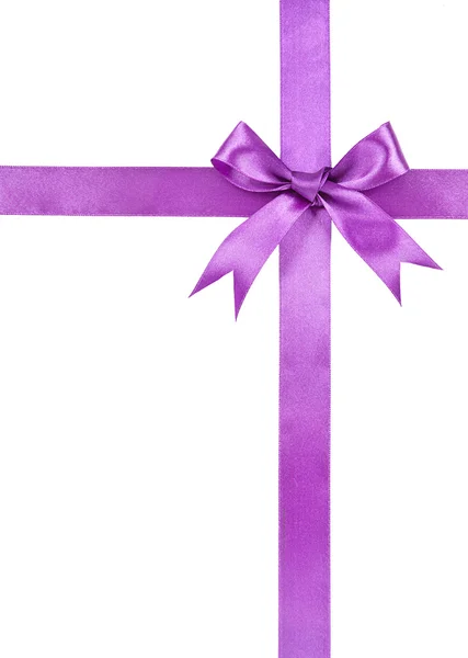 Violet decorative bow — Stock Photo, Image