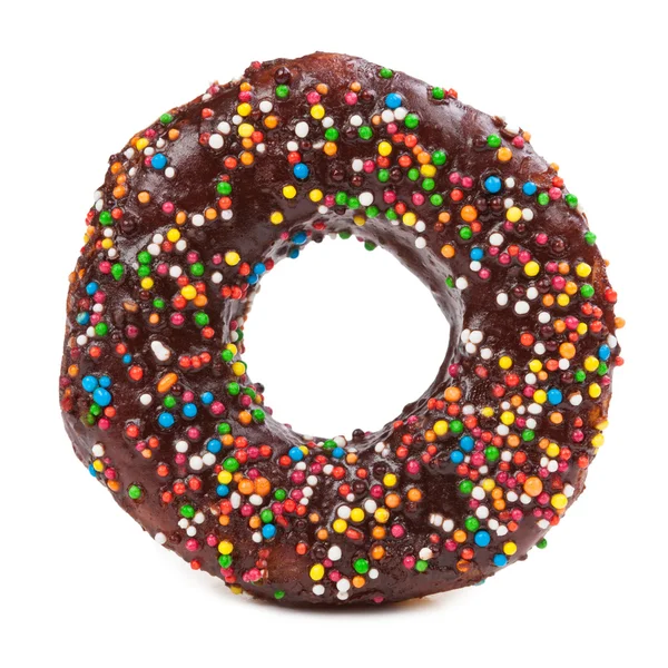 Шоколад смачний пончик — стокове фото