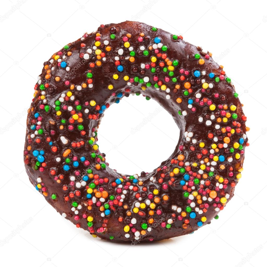 Tasty chocolate donut