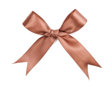 Kahverengi hediye yay