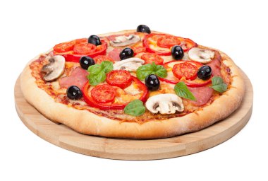 Lezzetli lezzetli pizza