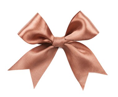 Kahverengi hediye yay