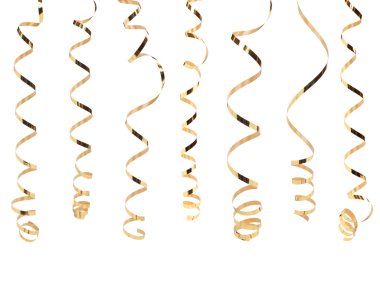 Gold serpentine isolated clipart