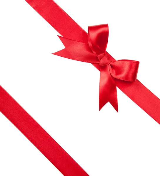 Red gift bow — Stock Photo, Image