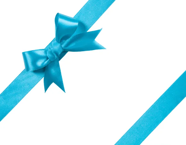 Arco de regalo azul —  Fotos de Stock
