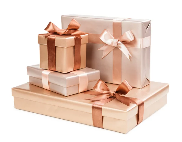 Gift box packages — Stock Photo, Image