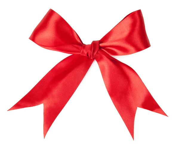 Red gift bow — Stock Photo, Image