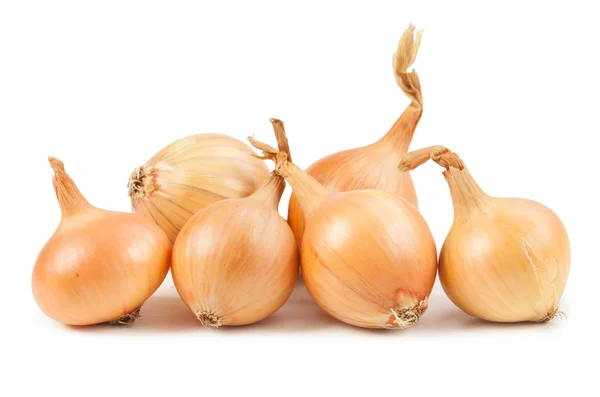 Fresh yellow onions — Stock Photo, Image