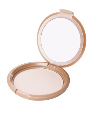 Beyaz bir arka plan üzerinde izole toz