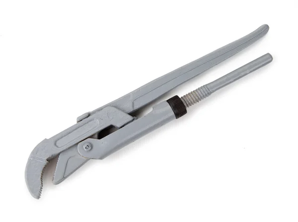 Adjustable wrench isolated on white background — Stock Photo, Image