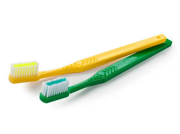 Brush teeth isolated on white background — Stock Photo, Image