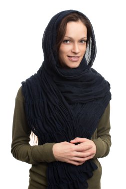 rahat tarzı kadın portresi