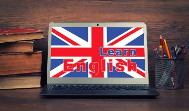 Eğitim kavramı. online İngilizce öğrenin