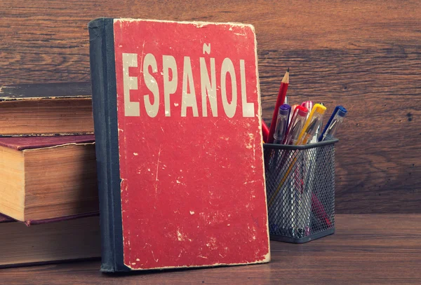 Aprender espanhol conceito — Fotografia de Stock