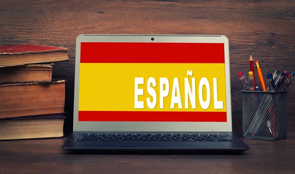 Μάθετε Ισπανικά έννοια — Φωτογραφία Αρχείου