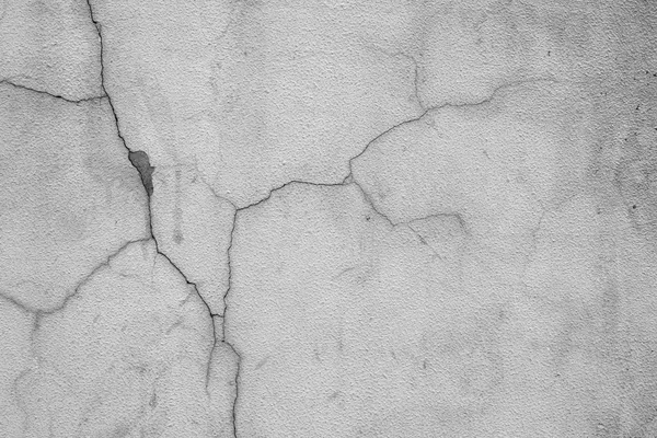 Гранд розтріскування старої бетонної стіни — стокове фото
