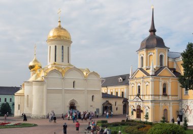 Sergiev Posad, Rusya Federasyonu - Temmuz, 28, 2016: Trinity Katedrali.