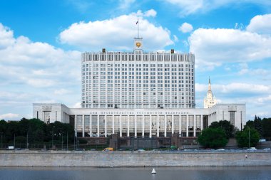 Moskova'da Rusya Federasyonu hükümeti. Beyaz Saray