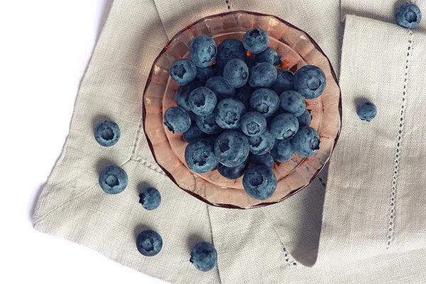 Blueberrie fresco em uma tigela — Fotografia de Stock