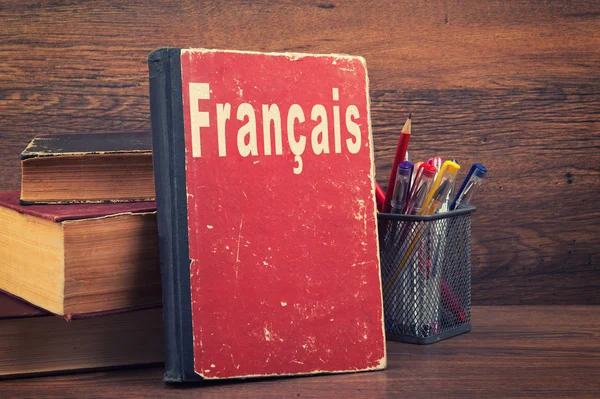 Französisches Konzept lernen — Stockfoto