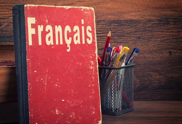 Tanulás francia nyelv — Stock Fotó