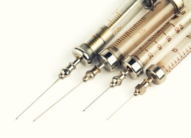 Vintage cam şırınga