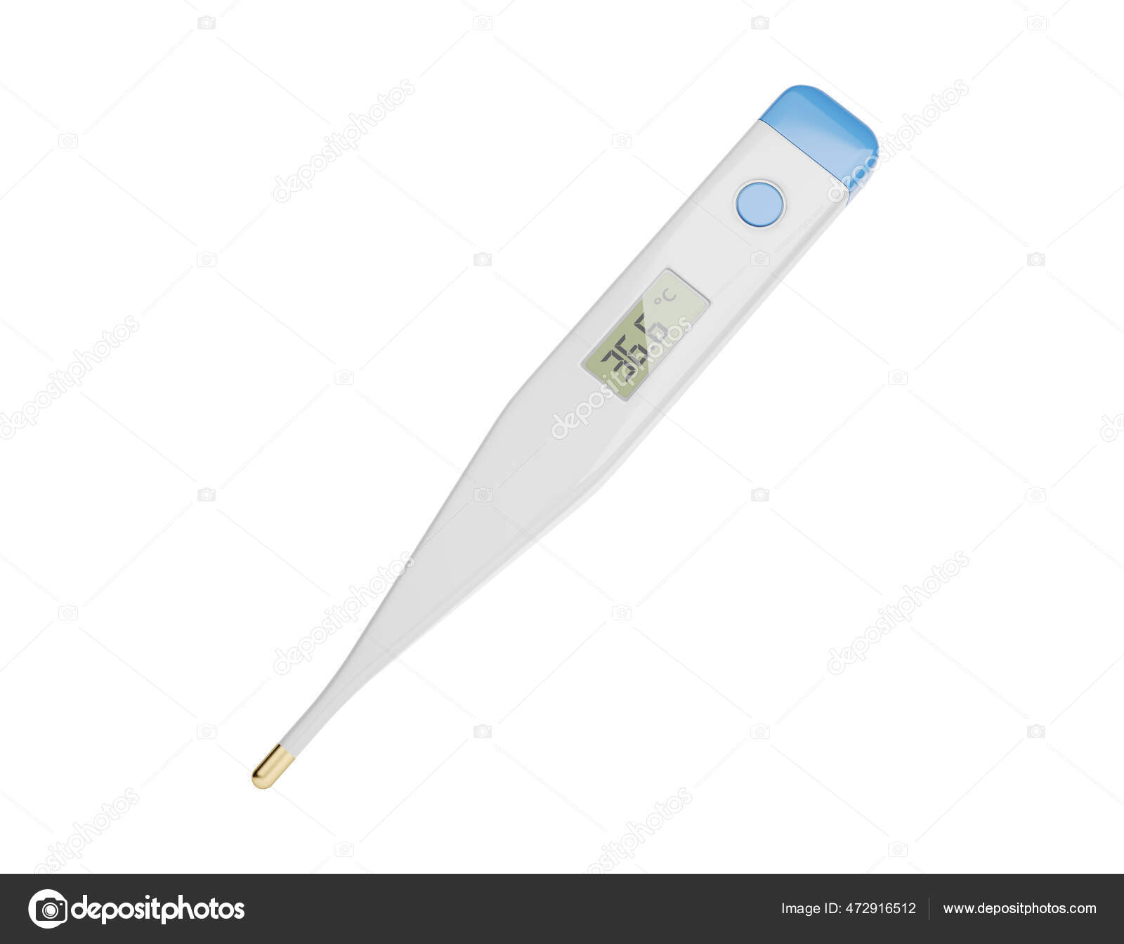 Electronic Clinical Thermometer Normal Human Body Temperature Celsius