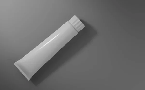 牙膏管模型为您的设计 3D说明 — 图库照片