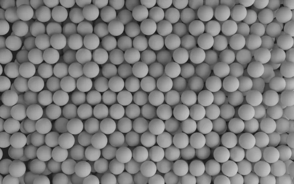 Simple Grey Background Made Spheres Illustration — Stock Photo, Image