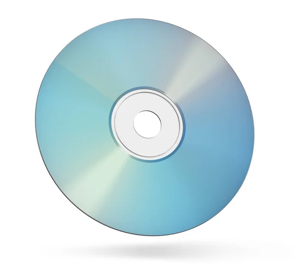 Disk Isolated White Background Illustration — Stock Photo, Image