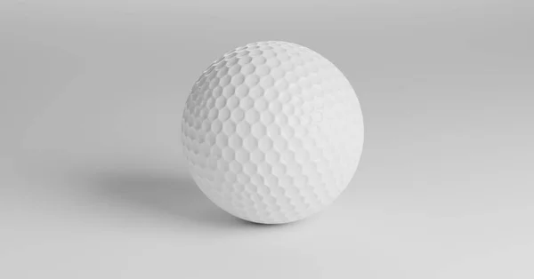 Golfboll Grå Bakgrund Illustration — Stockfoto