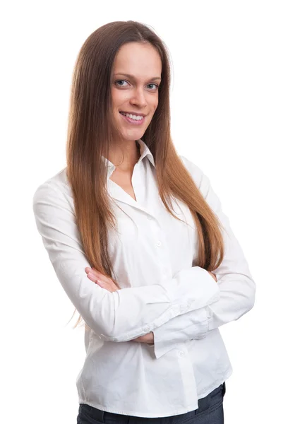 Retrato de mulher de negócios — Fotografia de Stock