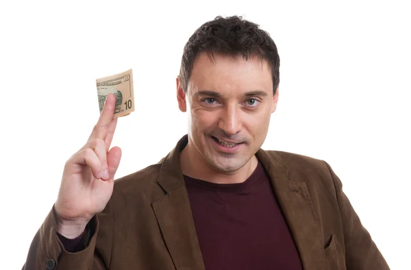 Man giving money — Stock Photo, Image