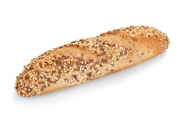 Versgebakken meergranen brood en tarwe — Stockfoto