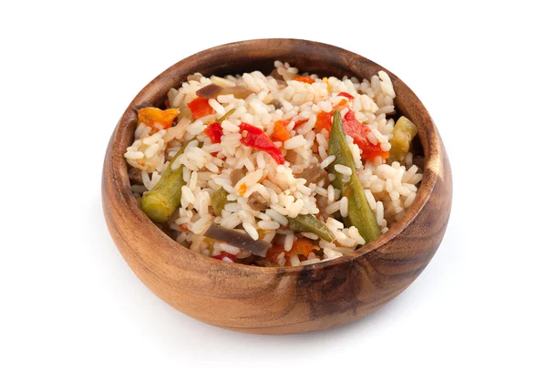 Rice with vegetables — Stock Photo, Image