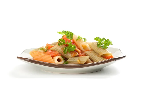 Färgglad pasta — Stockfoto