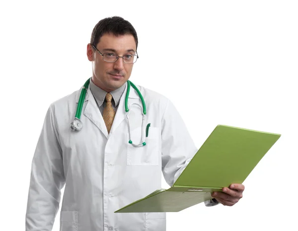 Retrato de Médico Masculino Feliz — Fotografia de Stock