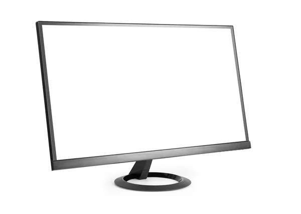 Monitor de ordenador aislado en blanco — Foto de Stock