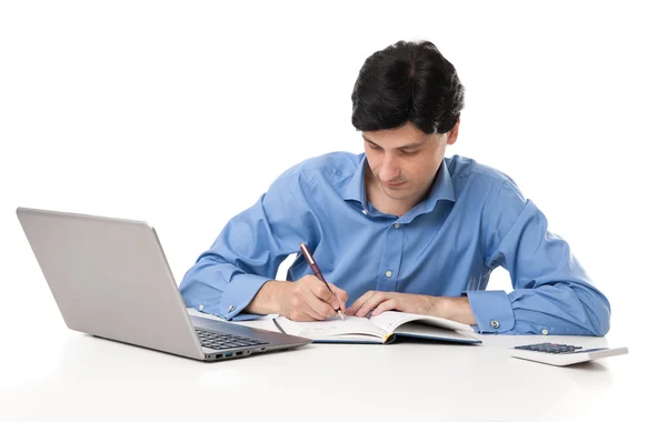 Geschäftsmann bei der Arbeit — Stockfoto