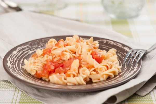 Nudeln mit Fusilli — Stockfoto