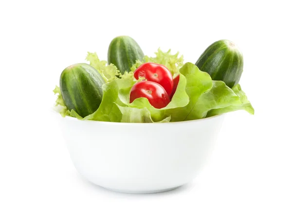 Cucumbers and tomatoes — Stock Photo, Image