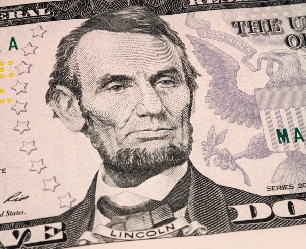 Лінкольн на долар — стокове фото