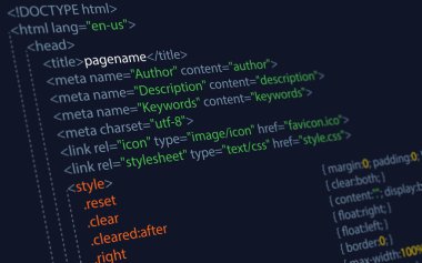 program kodu bir monitörde